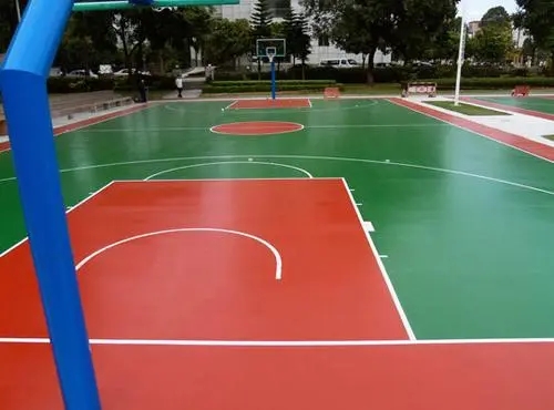 西藏球场地面翻新,裂缝修重要性